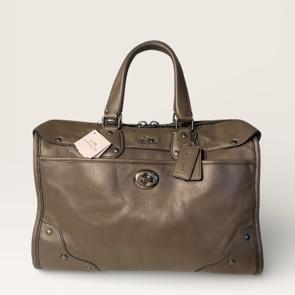 Coach Handbags - NWT Coach Rhyder 32 Satchel Smooth Leather – Mink